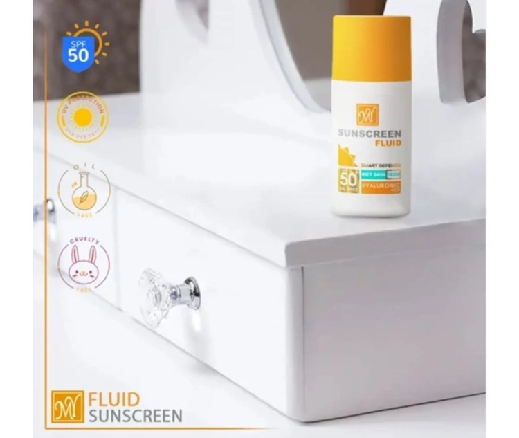 فلوئید ضدآفتاب بی رنگ مای SPF50 مدل smart defense