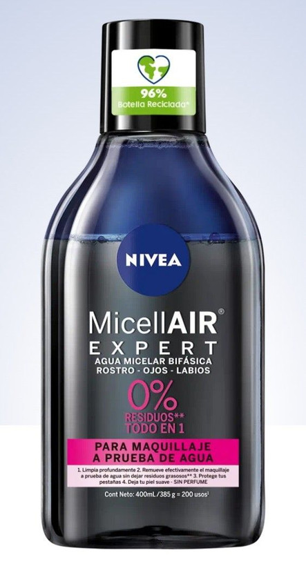 میسلار واتر دو فاز نیوا مدل Micell AIR (حجم ۴۰۰ میلی لیتر )