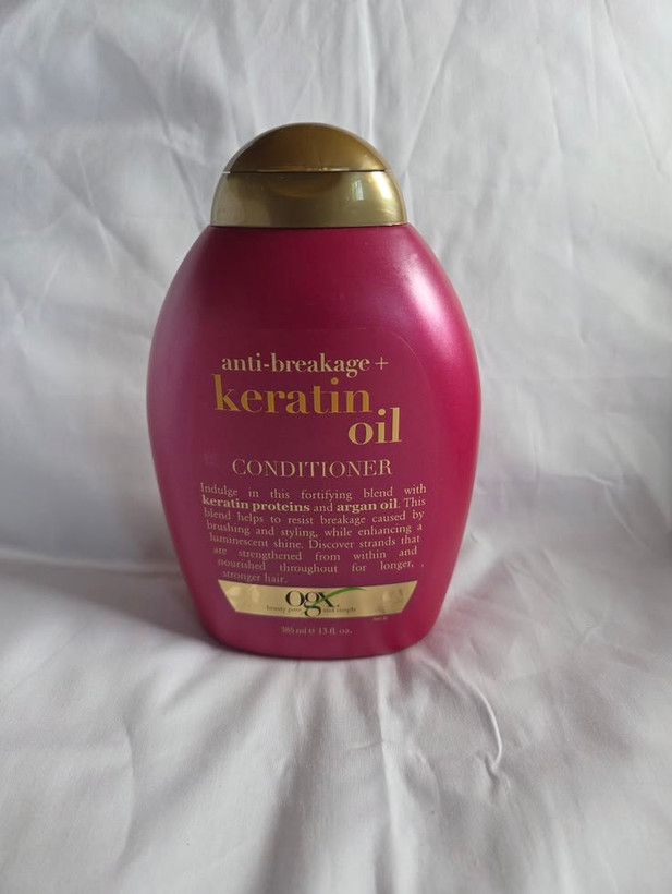 شامپوی اوجی ایکس صورتی / سرخابی مدل Anti _Breakage + keratin oil
