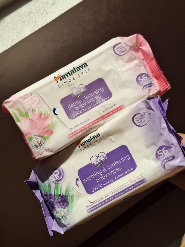 دستمال مرطوب کودک هیمالیا Himalaya مدل Soothing & Protecting | محافظ پوست حساس ۵۶عددی
