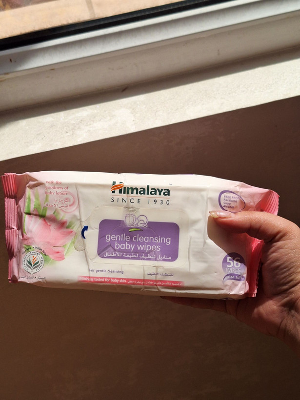 دستمال مرطوب کودک هیمالیا Himalaya مدل Soothing & Protecting | محافظ پوست حساس ۵۶عددی