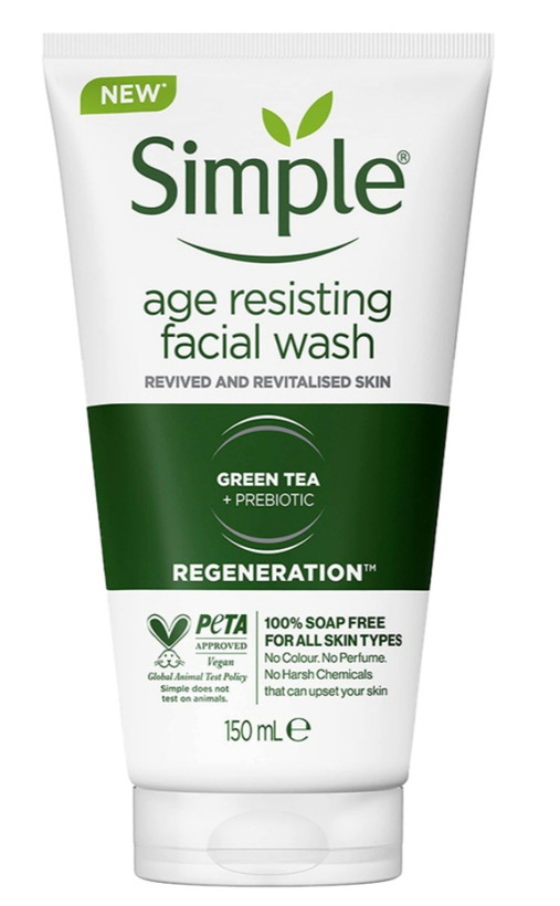 ژل شستشوی صورت سیمپل مدل Age Resisting Facial Wash | پاکسازی ملایم و ضد پیری