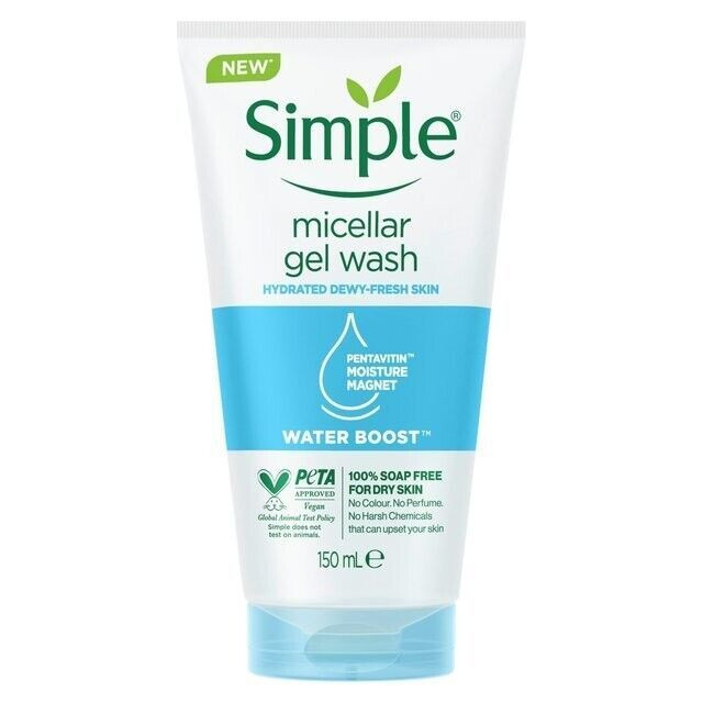 ژل شستشوی صورت سیمپل مدل Micellar Gel Wash | پاکسازی ملایم و آبرسان پوست