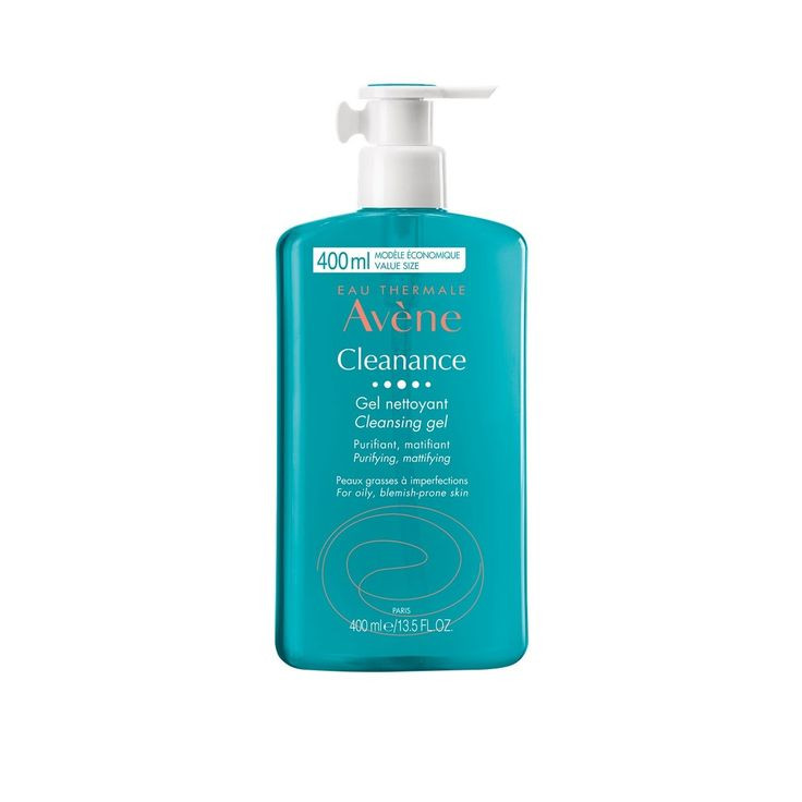 ژل شستشوی صورت اون (Avène) مدل Thermal Cleanser | بطری آبی ،حجم ۴۰۰ میلیلیتر