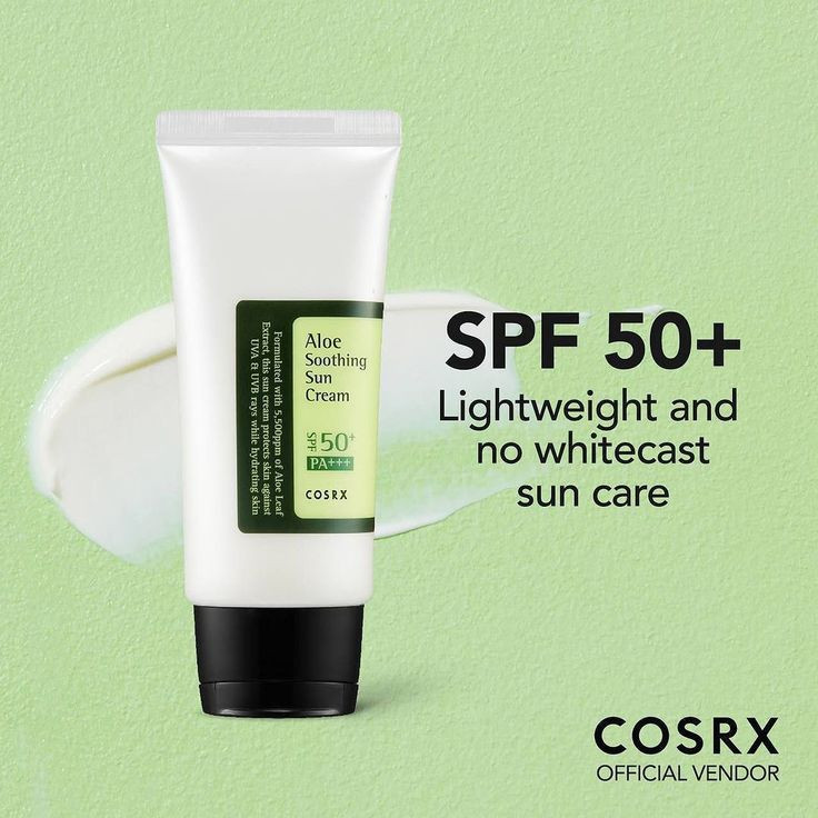 ضدآفتاب کوزارکس Aloe Soothing Sun Cream | محافظت بالا و آبرسانی پوست