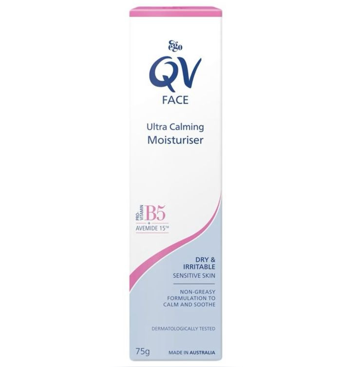 آبرسان QV Face Ultra Calming Moisturiser | آبرسان و تسکیندهنده پوست حساس