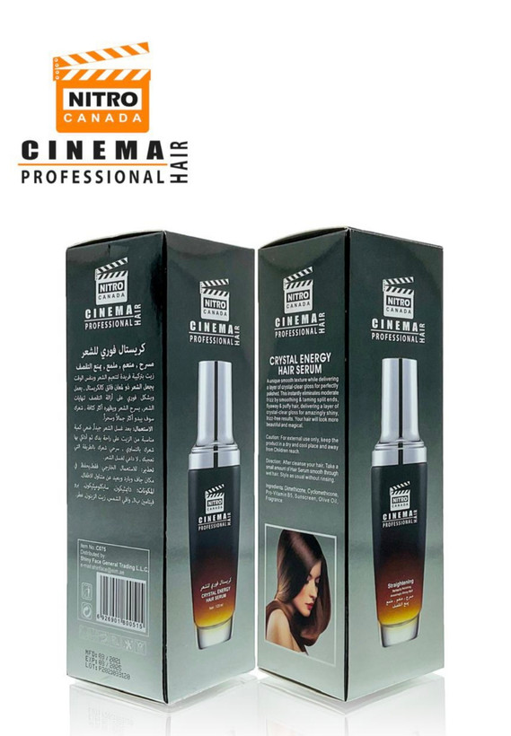 سرم مو نیترو کانادا مدل Cinema Hair Professional | نرم کننده و درخشان کننده مو