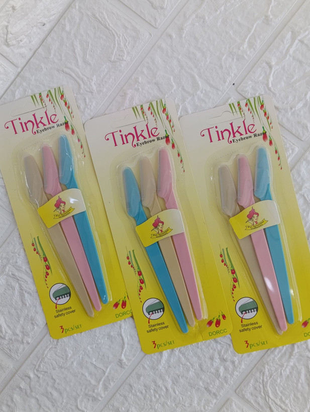 تیغ اصلاح تینکل (Tinkle) بسته ۳ عددی | دارای گارد محافظ و بسیار تیز