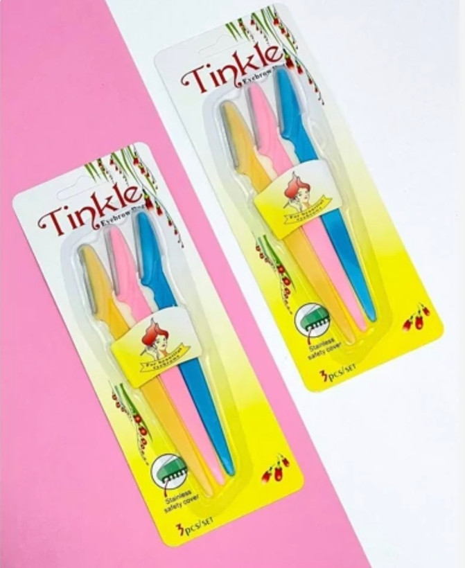 تیغ اصلاح تینکل (Tinkle) بسته ۳ عددی | دارای گارد محافظ و بسیار تیز
