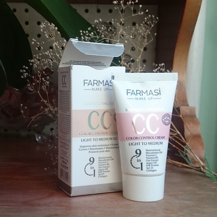 کرم سی سی فارماسی Farmasi CC Cream 9 in 1 حجم ۵۰ میل SPF25